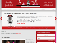 Tablet Screenshot of lovetalknetwork.com